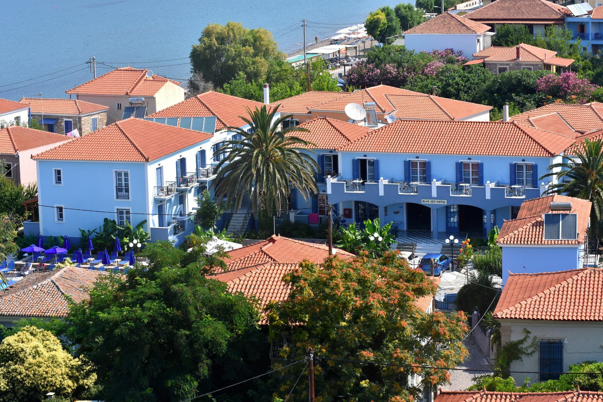 Blue Sky Hotel - Petra - Lesvos - Greece Екстер'єр фото
